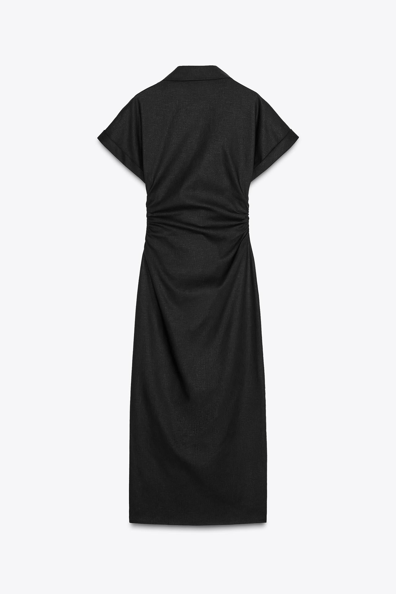 DENIM MIDI-DRESS