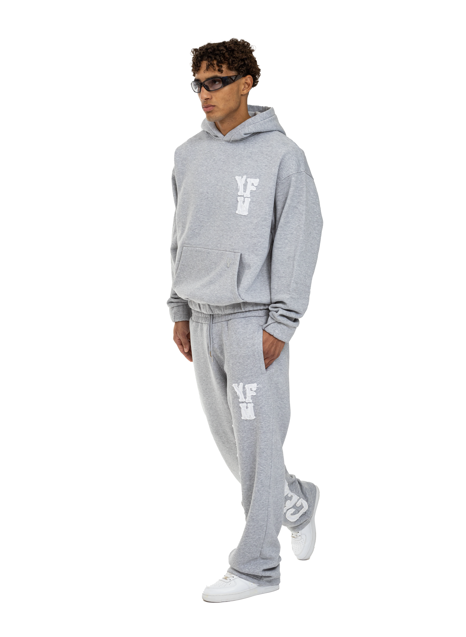 FYM TRACKSUIT GREY MELANGE