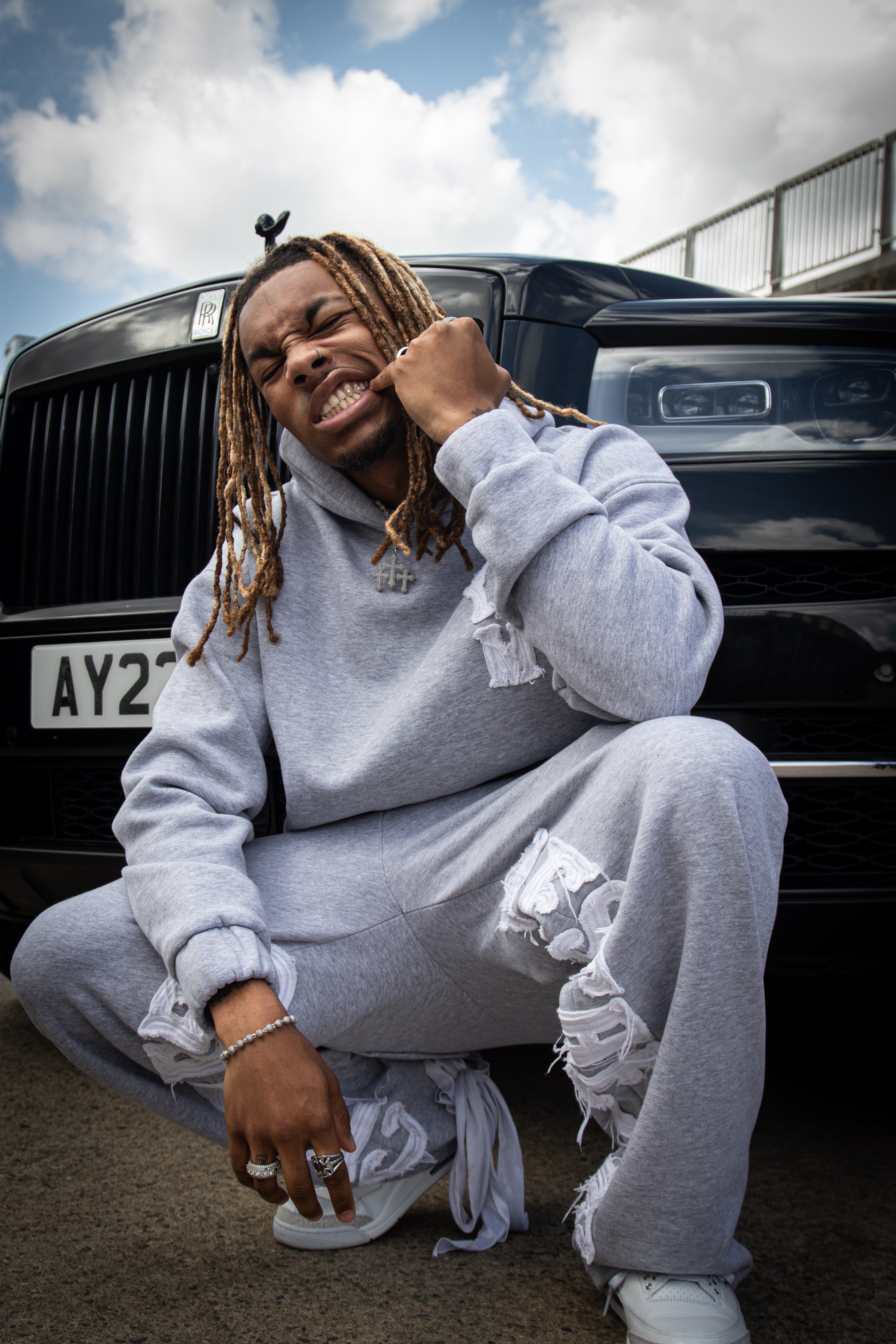FYM TRACKSUIT GREY MELANGE
